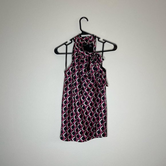 Vintage 90's/Y2K Neck Tie Top, by International Concepts, Size 6 - Picture 2 of 4